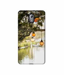 Amazon Brand - Solimo Designer Hanging Lights 3D Printed Hard Back Case Mobile Cover for Nokia 3.1