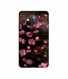 Amazon Brand - Solimo Designer Pink Flowers 3D Printed Hard Back Case Mobile Cover for Samsung Galaxy J7 Duo