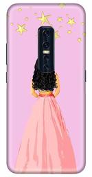 Amazon Brand - Solimo Designer Girl Design 3D Printed Hard Back Case Mobile Cover for Vivo V17 Pro