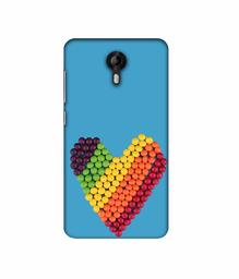 Amazon Brand - Solimo Designer Ball Heart 3D Printed Hard Back Case Mobile Cover for Micromax Canvas Nitro 4G E455