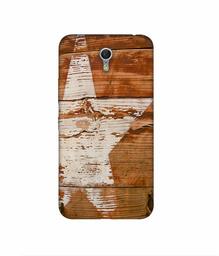 Amazon Brand - Solimo Designer Star Impression On Wood 3D Printed Hard Back Case Mobile Cover for Lenovo ZUK Z1