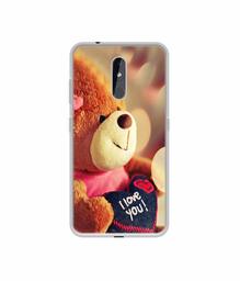 Amazon Brand - Solimo Designer Teddy Bear UV Printed Soft Back Case Mobile Cover for Nokia 3.2