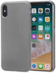 AmazonBasics iPhone X Textured Protective Case, Dark Grey