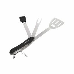 Amazon Basics - Herramienta Plegable para Barbacoa (4 en 1)