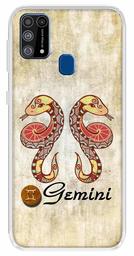 Amazon Brand - Solimo Designer Multicolor Gemini Design Printed Soft Back Case Mobile Cover for Samsung Galaxy M31