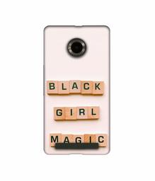 Amazon Brand - Solimo Designer Black Girl Magic 3D Printed Hard Back Case Mobile Cover for Micromax YU Yuphoria AQ5010 / AO5010