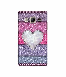 Amazon Brand - Solimo Designer Stone Heart 3D Printed Hard Back Case Mobile Cover for Samsung Z3