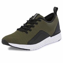 Fusefit Men's Vector Olive Running Shoes-7 UK (41 EU) (8 US) (FFR-376_7)