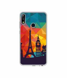 Amazon Brand - Solimo Designer Colored Paris UV Printed Soft Back Case Mobile Cover for Asus ZenFone Max Pro M2