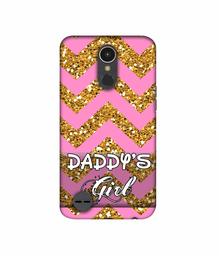 Amazon Brand - Solimo Designer Daddy's Girl 3D Printed Hard Back Case Mobile Cover for LG K10 (2017)