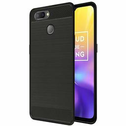 Amazon Brand - Solimo Protective Mobile Cover (Soft and Flexible Back Case) for Realme U1 (Black)