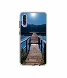 Amazon Brand - Solimo Designer Wooden Beach UV Printed Soft Back Case Mobile Cover for Samsung Galaxy A50s