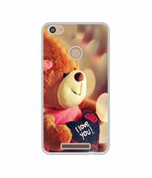 Amazon Brand - Solimo Designer Teddy Bear UV Printed Soft Back Case Mobile Cover for Comio P1 4G