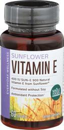 WHOLE FOODS MARKET Sunflower Vitamin E, 60 CT