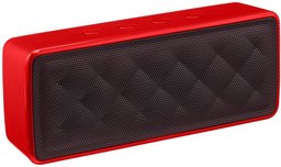 AmazonBasics Haut-parleur Bluetooth portable - Rouge