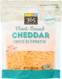 365 EVERYDAY VALUE Non-Dairy Cheddar Cheese Shreds, 8 OZ