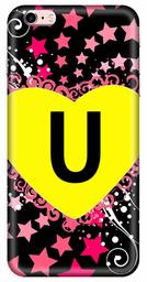 Amazon Brand - Solimo Designer Heart Pattern Alphabet-U 3D Printed Hard Back Case Mobile Cover for Apple iPhone 6s Plus