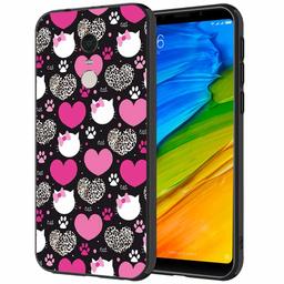 Amazon Brand - Solimo Designer Hearts Printed Hard Back Case Mobile Cover for Xiaomi Redmi 5 (D1210)