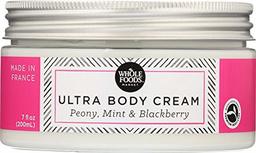 Whole Foods Market, Ultra Body Cream Peony, Mint & Blackberry, 7 Ounce