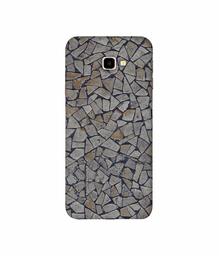 Amazon Brand - Solimo Designer Marble Pices 3D Printed Hard Back Case Mobile Cover for Samsung Galaxy J4 Plus