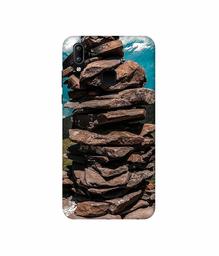 Amazon Brand - Solimo Designer Rocks 3D Printed Hard Back Case Mobile Cover for Vivo Y95