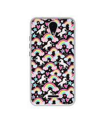 Amazon Brand - Solimo Designer Unicorn Texture UV Printed Soft Back Case Mobile Cover for Micromax Yu Yunique 2