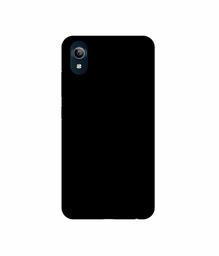 Amazon Brand - Solimo Designer Solid Black 3D Printed Hard Back Case Mobile Cover for Vivo Y91i