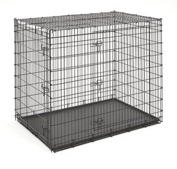 AmazonBasics 54-Inch Double Door Dog Crate