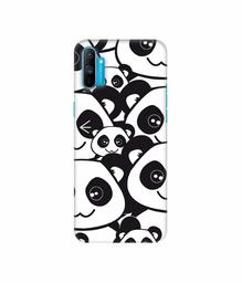 Amazon Brand - Solimo Designer Panda Texture 3D Printed Hard Back Case Mobile Cover for Realme C3