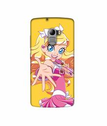 Amazon Brand - Solimo Designer Singing Girl Vector 3D Printed Hard Back Case Mobile Cover for Lenovo K4 Note