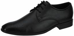 Amazon Brand - Symbol Men's Black Synthetic Formal Shoes - 6 UK (AZ-KY-314C)