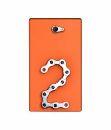 Amazon Brand - Solimo Designer Two Number 3D Printed Hard Back Case Mobile Cover for Sony Xperia M2