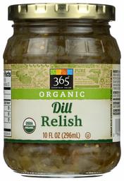 365 Everyday Value, Organic Dill Relish, 10 fl oz