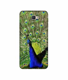 Amazon Brand - Solimo Designer Peacock 3D Printed Hard Back Case Mobile Cover for Samsung Galaxy J5 Prime