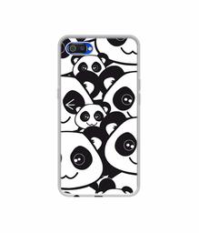 Amazon Brand - Solimo Designer Panda Texture UV Printed Soft Back Case Mobile Cover for Realme C2