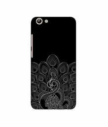 Amazon Brand - Solimo Designer Peacock Pattern 3D Printed Hard Back Case Mobile Cover for Vivo Y69