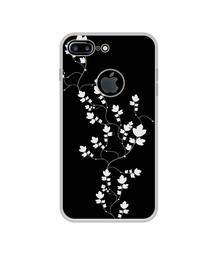 Amazon Brand - Solimo Designer Color Flowers UV Printed Soft Back Case Mobile Cover for Apple iPhone 7 Plus (Logo Cut)