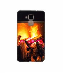 Amazon Brand - Solimo Designer Born Fire 3D Printed Hard Back Case Mobile Cover for Huawei Honor 5c