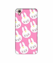 Amazon Brand - Solimo Designer Rabbit Pattern 3D Printed Hard Back Case Mobile Cover for Oppo A37