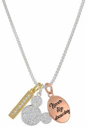 Disney Women's Silver Plated 