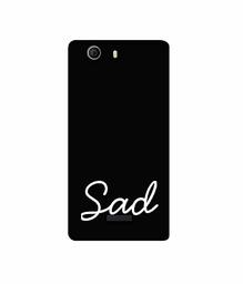 Amazon Brand - Solimo Designer Sad 3D Printed Hard Back Case Mobile Cover for Micromax Canvas Nitro 2 E311