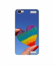 Amazon Brand - Solimo Designer Heart 3D Printed Hard Back Case Mobile Cover for Vivo V1 Max