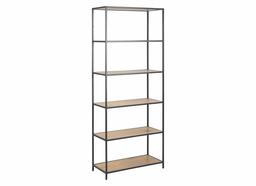 Amazon Brand - Movian Martin - Libreria, 35 x 77 x 185 cm (Lu x La x A), effetto quercia