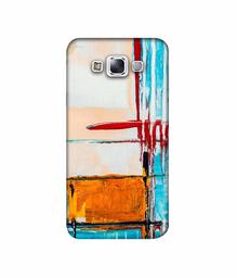 Amazon Brand - Solimo Designer Glass Paint 3D Printed Hard Back Case Mobile Cover for Samsung Galaxy E7