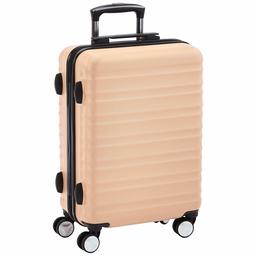 AmazonBasics Premium Hardside Spinner - International Carry-on, Pink