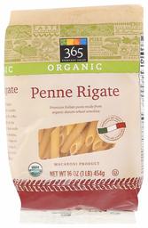 365 Everyday Value, Organic Penne Rigate, 16 oz