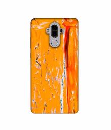 Amazon Brand - Solimo Designer Gold Yellow Paint 3D Printed Hard Back Case Mobile Cover for Huawei Mate 9