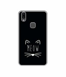 Amazon Brand - Solimo Designer Meow UV Printed Soft Back Case Mobile Cover for Vivo V9