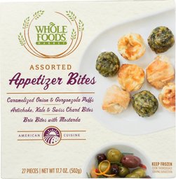 Whole Foods Market, Assorted Appetizer Bites, 27 CT (Frozen)