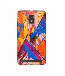 Amazon Brand - Solimo Designer Barfi Shape Multicolor Texture 3D Printed Hard Back Case Mobile Cover for Lenovo A6600